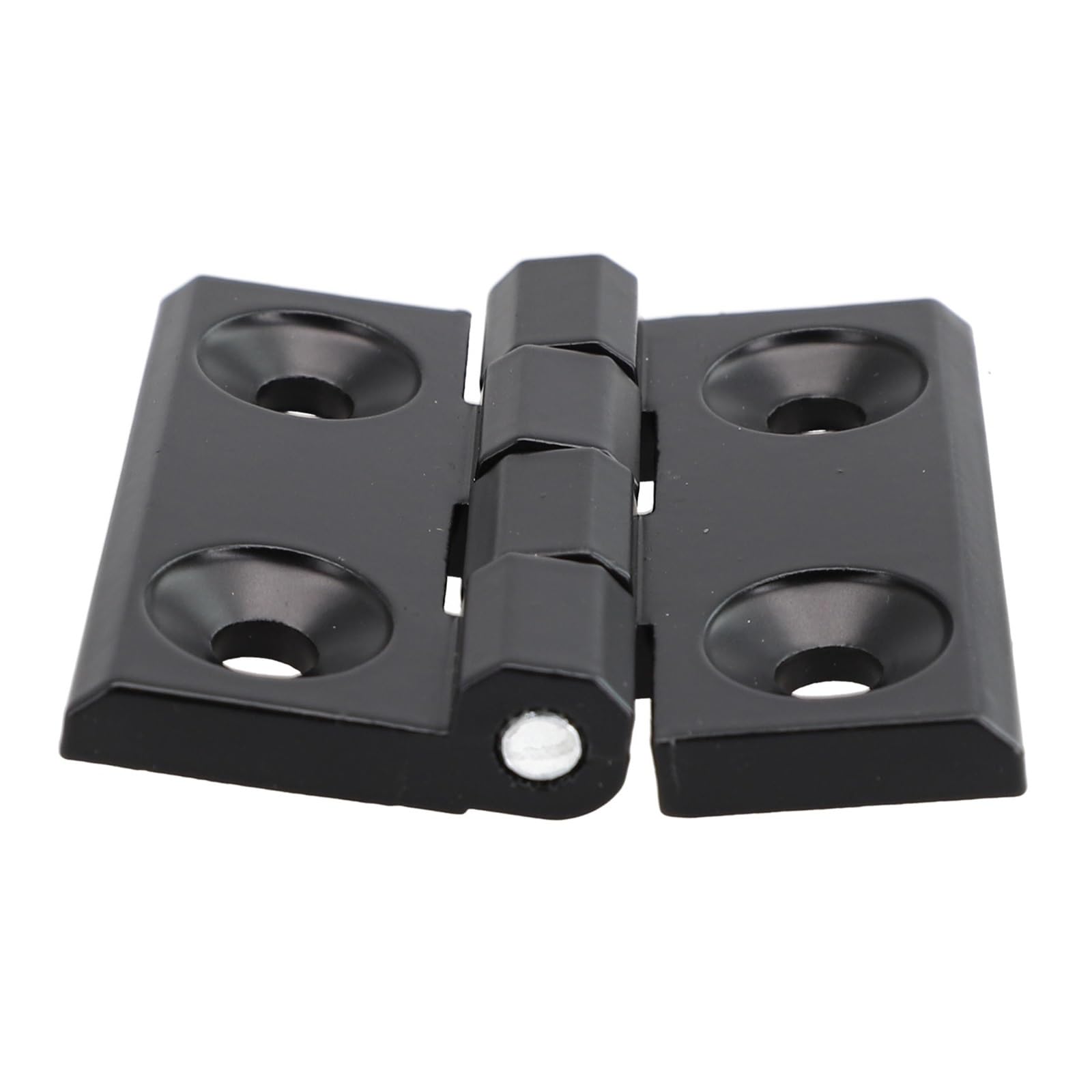 Black 2Pcs 40/50/60Mm Butt Hinge Metal Door Hinge Cabinet Aluminum Box Backsplash Shed Door Hardware(,50X50mm)