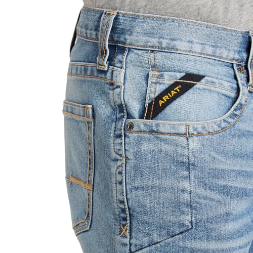 Image of Ariat Men's Rebar M5 Straight Durastretch Edge Stackable Straight Leg Jean