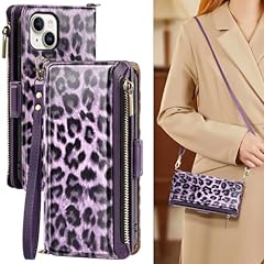 (Crossbody) - Leopard - Purple