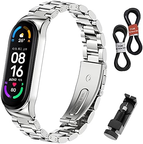 WindRen Metall Armband Für Xiaomi Mi Band 7 - Edelstahl Ersatzarmband