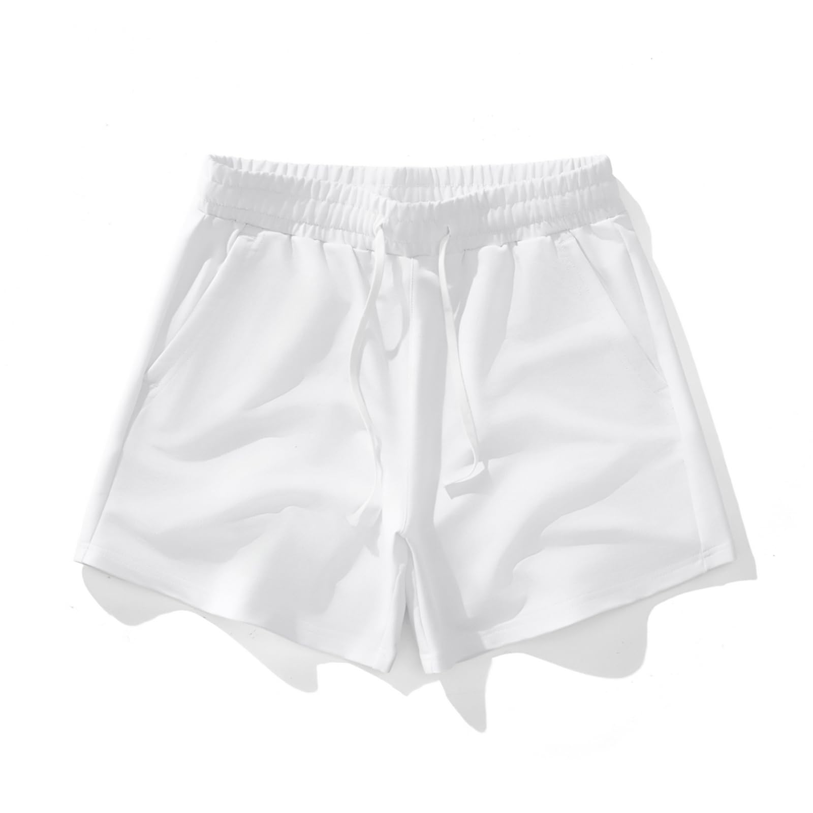 AIMPACT Mens Athletic Gym Shorts 5/5.5 Inch Cotton Casual Shorts Elastic Waist Joggers Sports Sweat Shorts with Pockets