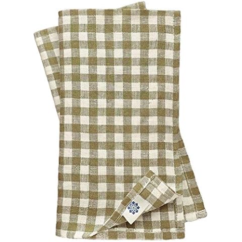 Estella Linen & Cotton Gingham Napkins Set Cover