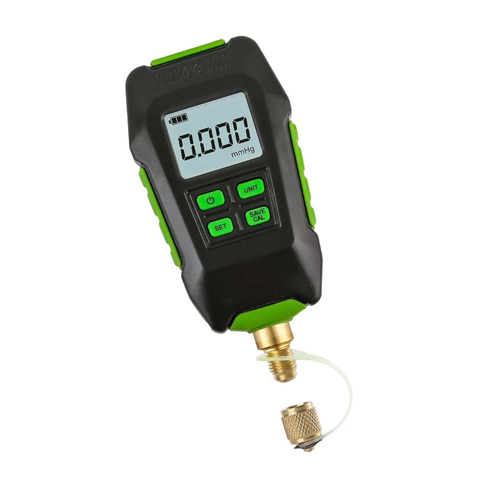 Digital Vacuum Gauge 0‑10000Pa 7/16inch 20UNF Interface Backlit Display Micron Meter For Atmospheric Environment