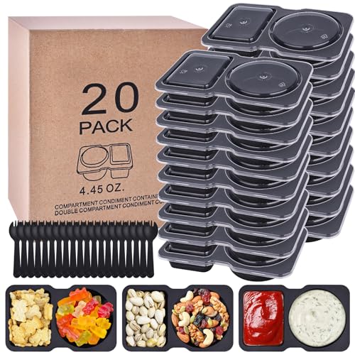 50% Off 20-Pack Reusable Snack Containers with Lids - Image 2
