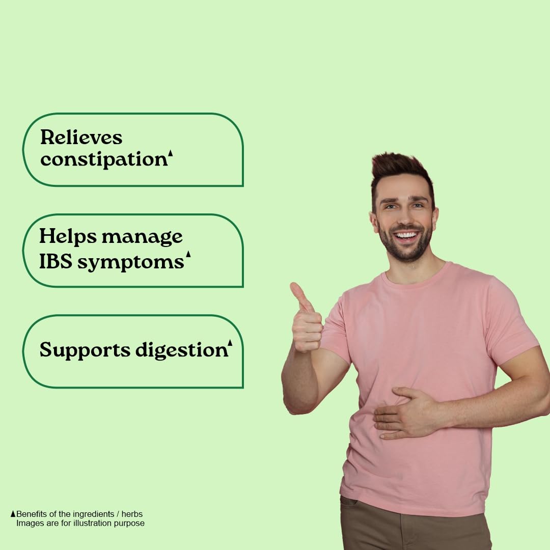 A TATA Product - Organic India Bowelcare - 60 Veg Capsules, Helps Relieve Constipation, Hyperacidity & IBS, Clean & Lubricate Bowel, Normalizes Digestion & Elimination, GMP & NPOP Certified Organic 2