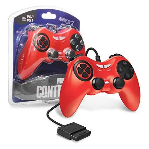 Armor3 Wired Game Controller for PS2 (Red) Cover