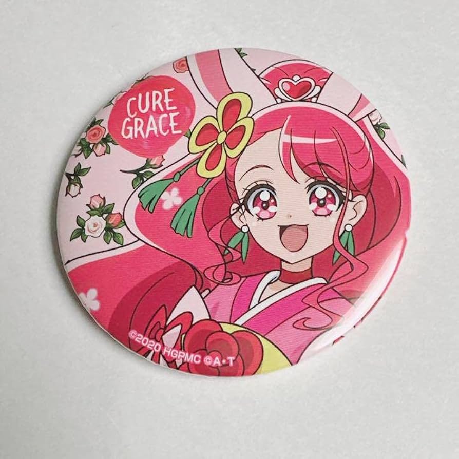 プリキュア キュアグレース 缶バッジ アニメージュ 花寺のどか Amazon.co.jp: ヒーリングっどプリキュア キュアグレース 花寺