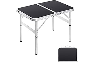 Featherlight Aluminum Table for Seesawing Heights at the Beach, Parties or Camping...