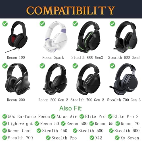 SOULWIT 4Pcs Mic Cover for Turtle Beach Recon/Stealth/Elite - Black image 5