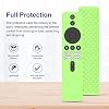 Funda protectora de silicona para control remoto de TV para Xiaomi Mi TV Box S (2da generación), carcasa protectora a prueba de golpes funda antideslizante para control remoto Mi con cordón (verde fosforescente) 6