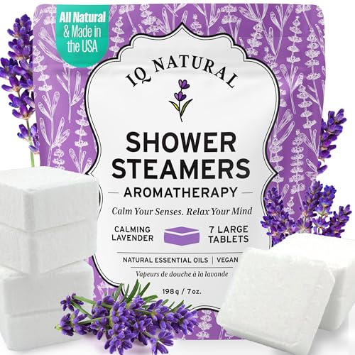 Pastilles douche lavande aromathérapie - cadeau ensemble