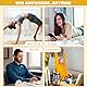12 Stück Skills Set 2 Igelball Massageball Metall 4 Anti Stress Ring 4 Akupressur Ring 2 Massage Armbände Verstellbare Skills Ringe Igelbällen Für Stress Relief Oder Massage (Gold, Silber)