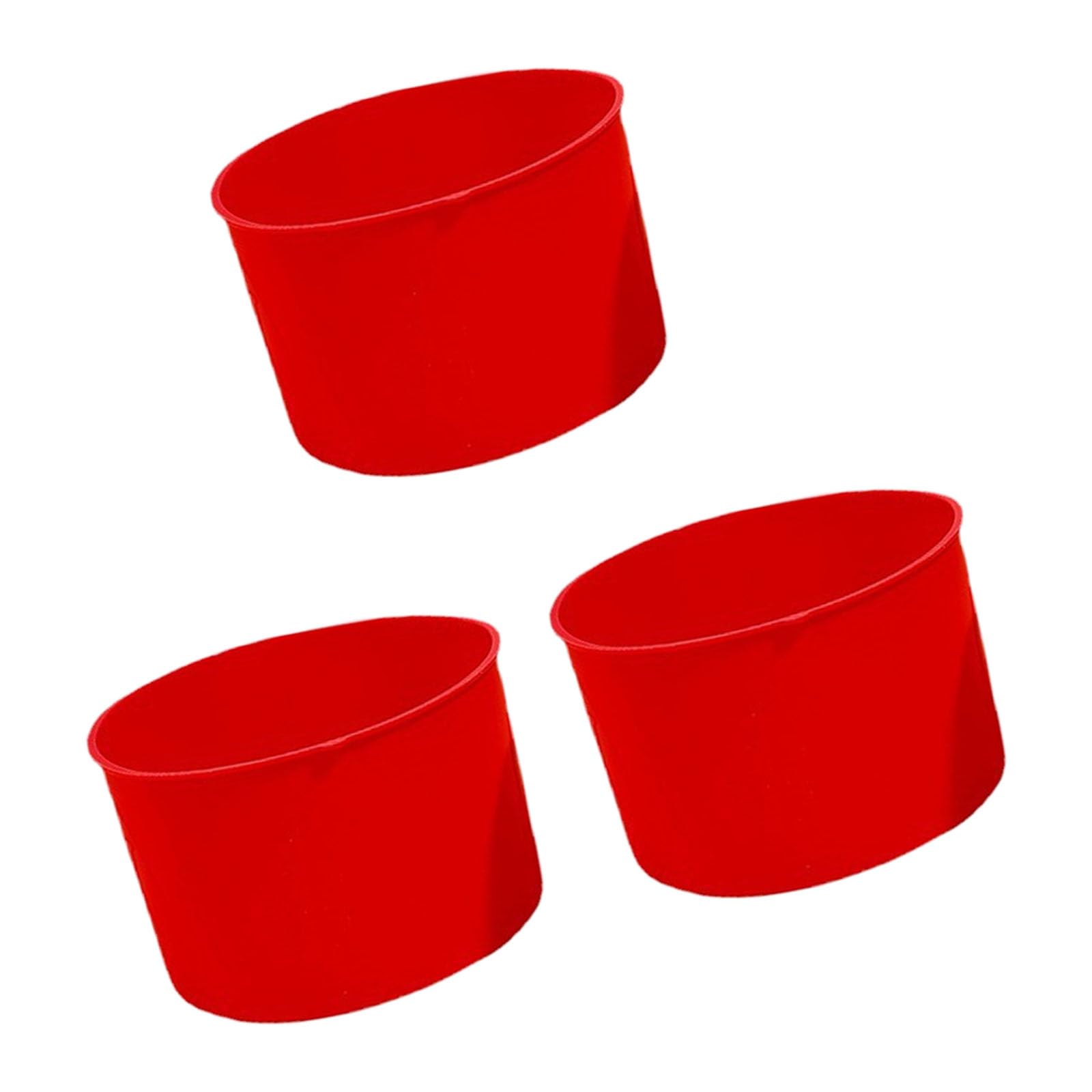 Whoasyst 3Pcs Food Grade Silicone Cake Mold Round Baking Pan Dessert Bakeware Suitable for Oven and Dishwasher Elastomer Cake Molds