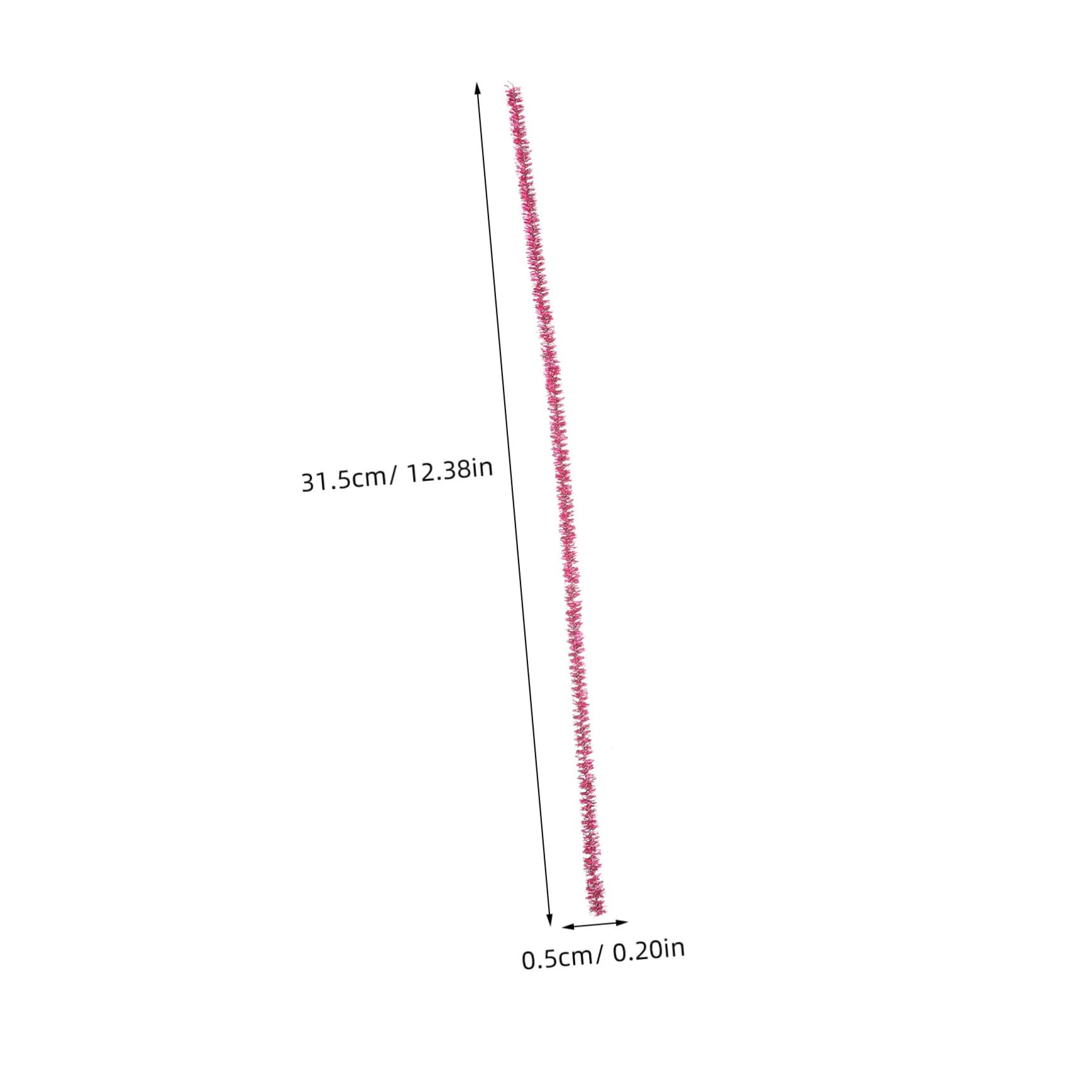 OSALADI 100Pcs Chenille Stems for DIY Crafts Flexible Twisted Sticks Vibrant Colors for School Projects Creative and Imaginative Activities