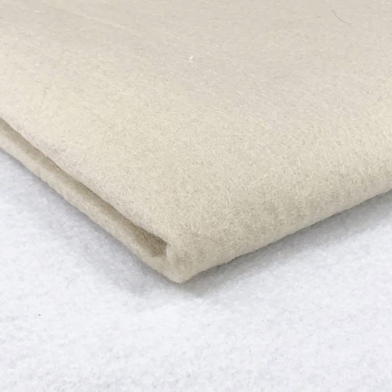 Acrylic Felt Fabric by the Metre - 60" (150cm) Extra Wide, 1mm Thick - Continuous Length Soft Crafting for Sewing, Applique, Decorations & Upholstery - Discount Fabrics LTD(Pastel Putty,1) โ image 1
