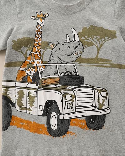 Image of AIWUHE Toddler T Shirts Cotton Summer Tshirts Boys Girls Short Sleeve Tee Tops Casual Graphic Clothes Crew Neck Shirts 2-6Y