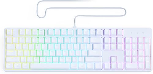 PWNAGE Teclado para juegos ultra personalizado RGB de tamaño completo teclado mecánico USB C interruptores intercambiables en caliente y teclas PBT