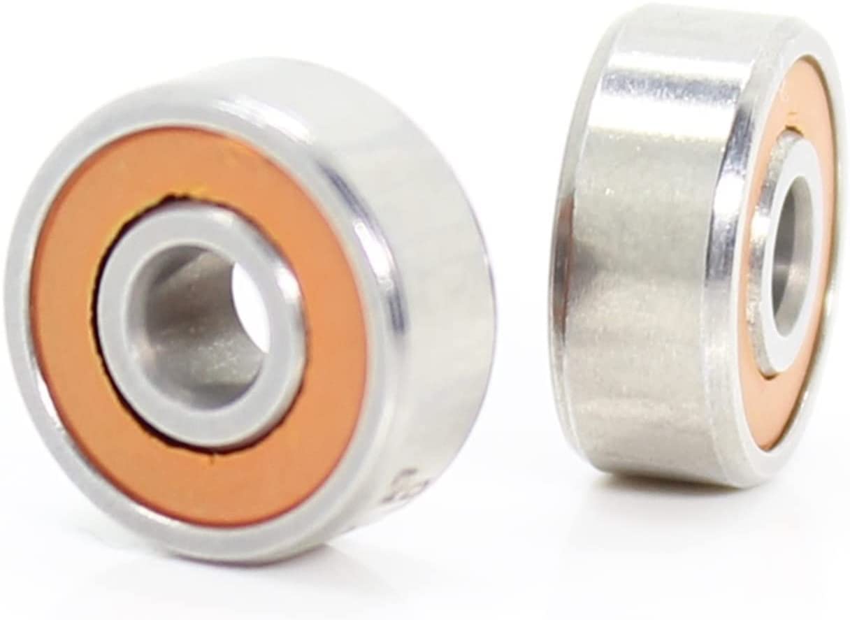 JGNAYRKJQI 2Pcs Fishing Reel Bearings SMR85 2RS CB ABEC7 5 * 8 * 2.5mm Stainless Steel Hybrid Ceramic Ball Bearing SMR85-2OS CB SMR85RS