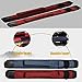 GOONSDS Sword Bags - Martial Arts Sword/Long Weapons Bag with Chinese Kung Fu Sword Bag,Red,Double Layer