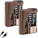 Produktbild 2X Blumax Akku kompatibel mit Nikon EN-EL15 |- 2600mAh -| EN-EL15c EN-EL15b EN-EL15a mit USB Typ-C Ladebuchse für Z5 D850 D7500 - Z8 Z7 II Z6 III Zf