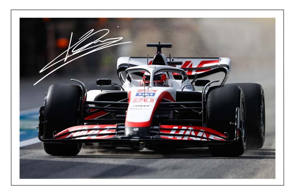 Kevin Magnussen F1 Formula One Signed 12x8 Inch Photo Print With Pre Printed Signature Autograph Gift Wall Art, Motor Racing Artwork
