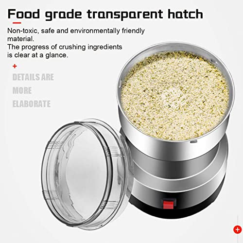 Boyuan Máquina trituradora eléctrica multifunción, molinillo de café eléctrico de 200 vatios, máquina trituradora de… - Imagen 7
