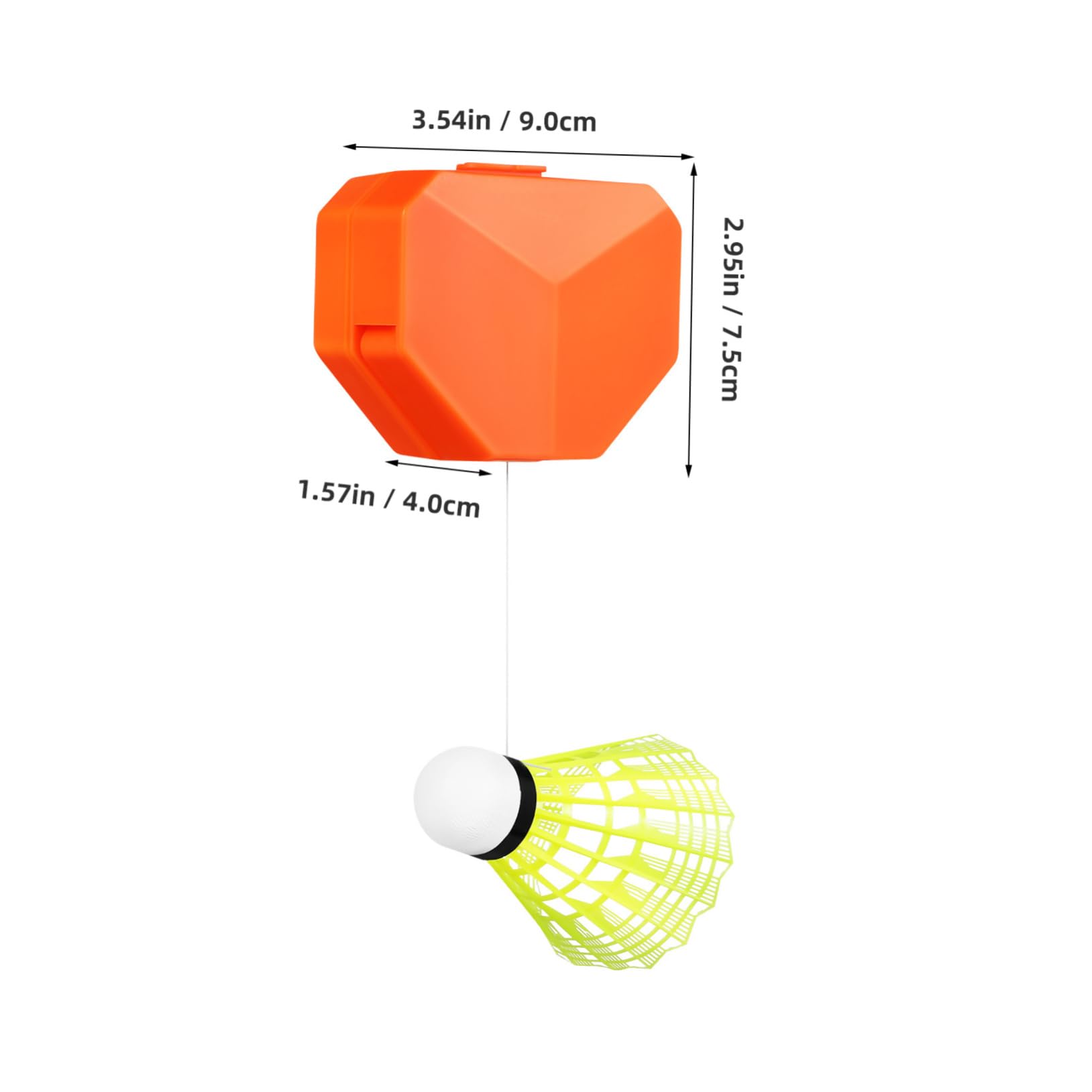 FOYTOKI Badminton Training Device Elastic Badminton Trainer Automatic Rebound for Single Player Home Sports Venue Use Random Color