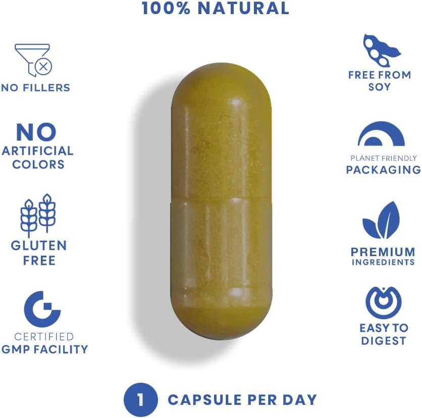 Feelgood Company - Berberine - High Absorption - 2200mg Equivalent - Herbal Supplement - Lower Blood Glucose - Helps Cholesterol - 60 Capsules - Image 4