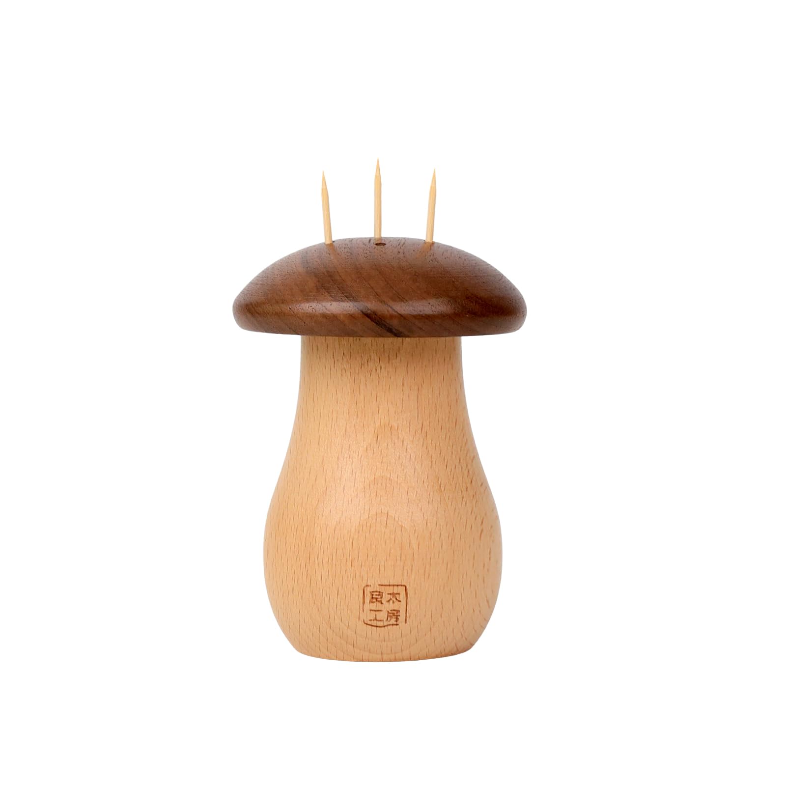 Amazon｜良木工房(YOSHIKI) 爪楊枝入れ 木製 きのこ つまようじ入れ