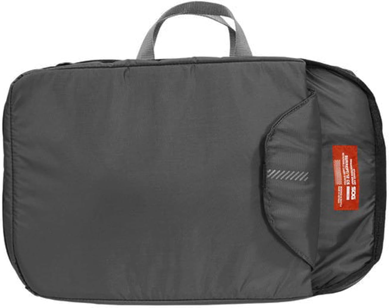 SOG Surrept/12L CS Reversible Carry Pack Organized Travel Bag with Internal Storage and 3-Way Carry with Backpack Straps and Side Handles Charcoal/Bright Gray