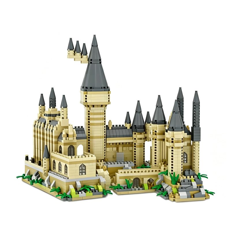 Image of SKY LINE OCEAN Magic Castle Complex Building Blocks Set (2100+ PCS) | Fantasy Medieval Architecture Model Kit for 14+ Teens & Adults | Collectible Display Decor | 5 Year Structural Warranty