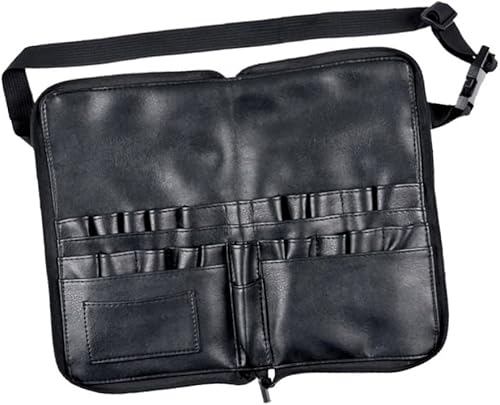 Beavorty Profesional cepillo de maquillaje bolsa de la cintura cosmética de la PU para las mujeres maquillaje cepillo organizador 24 tubos 4