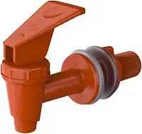 Torneira Para Filtro De Barro Ceramica Stefani De Água Simples Marrom