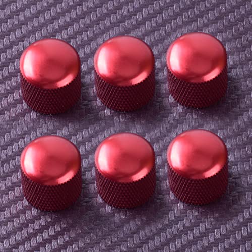 LETAOSK Bouton de Volume et de tonalité Rouge, Capuchon de potentiomètre pour Guitare électrique Basse 6 pièces - Les Beatles, Paul McCartney, John Lennon, RIngo Starr, George Harrison LETAOSK Bouton de Volume et de tonalité Rouge, Capuchon de potentiomètre pour Guitare électrique Basse 6 pièces – Image 3