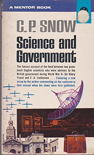 Science and Government 045160444X Book Cover