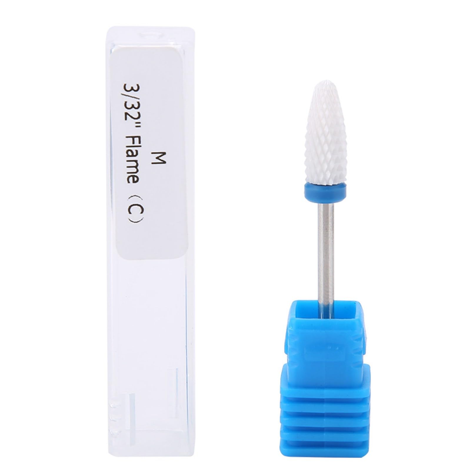 Set di 5 frese per unghie in ceramica per manicure e pedicure professionali | Strumento per limare le unghie portatile e resistente