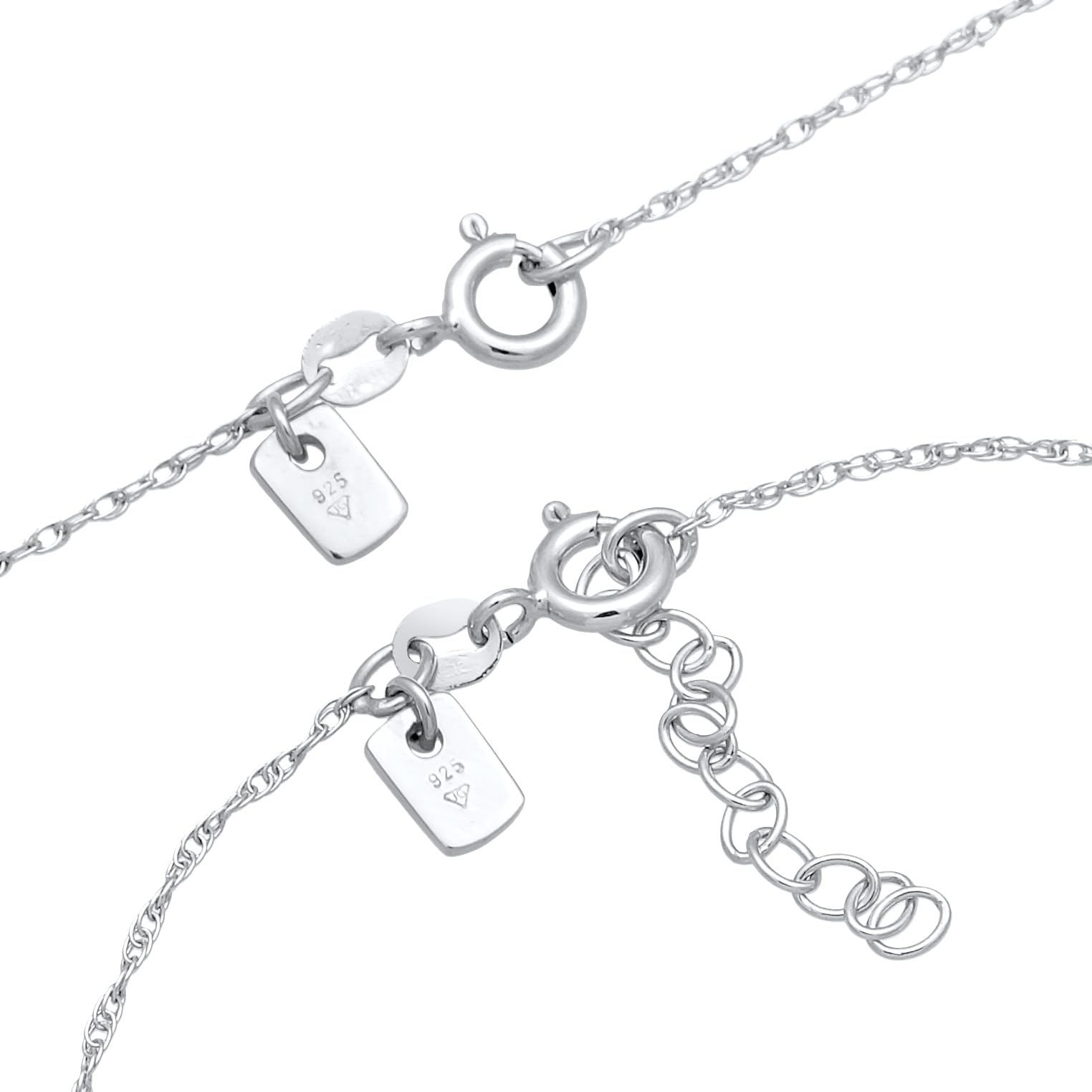 Kuzzoi Collana da uomo in argento 925, con bracciale in argento sterling 925, set di gioielli Basic per l'uomo (55 cm), bracciale da uomo (18 + 3 cm), Argento sterling