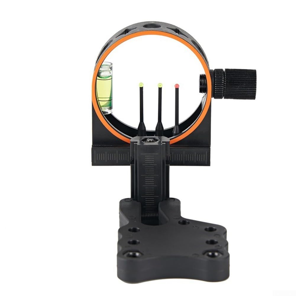 Enhanced Visibility 3 Pin Bow Sight Ideal for Enthusiasts Using For Compound or Recurve Bows, Lightweight ABS Construction