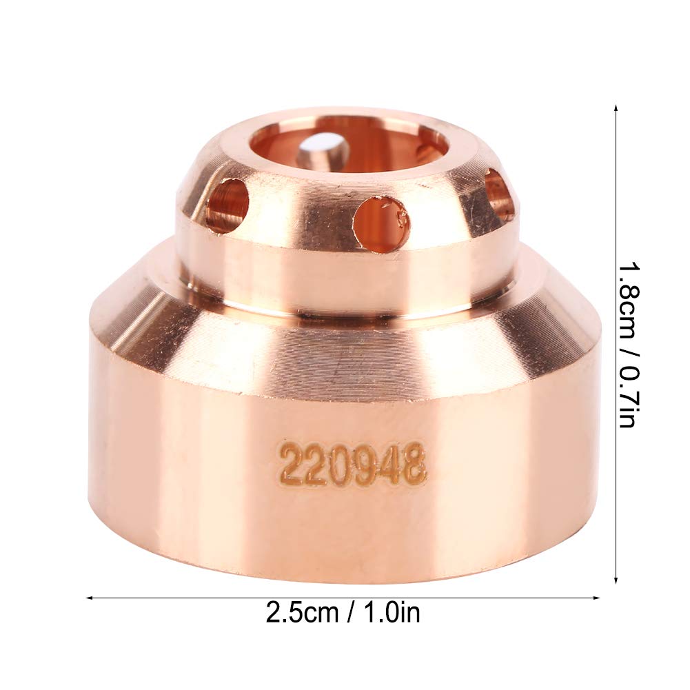 Bouchon de protection Plasma, consommables Plasma, 5 pièces consommables pour capuchon de protection de coupe Plasma 220948 pour MAX105