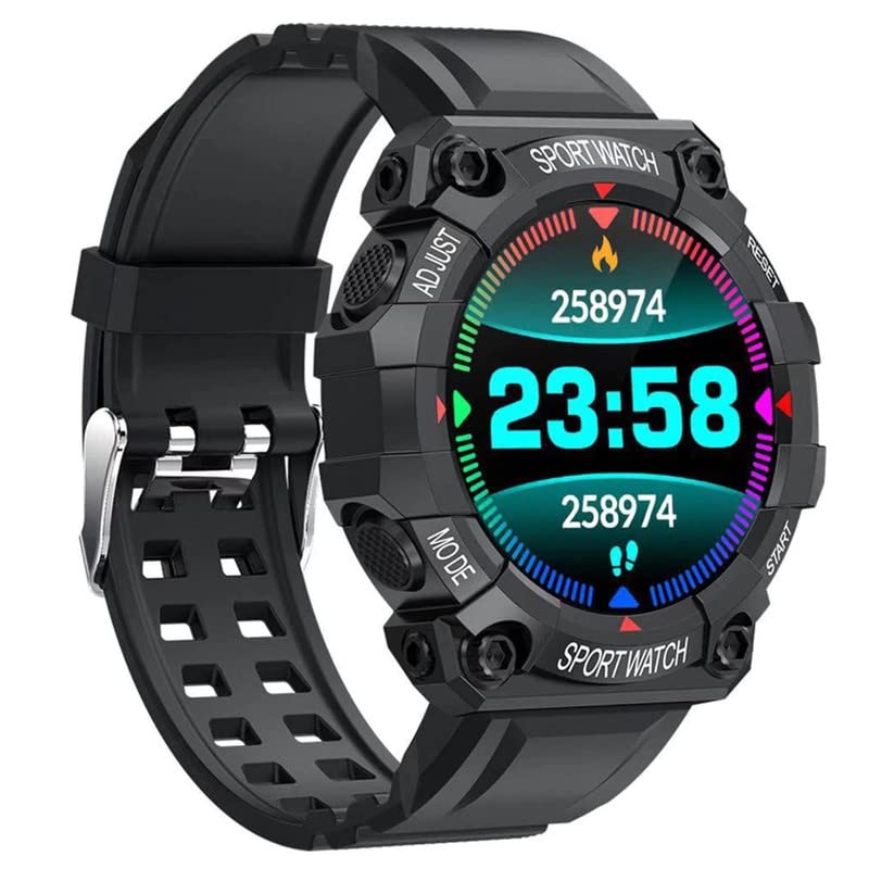 Mabron [15 𝒀𝒆𝒂𝒓𝒔 𝑾𝒂𝒓𝒓𝒂𝒏𝒕𝒚] Big Screen Sports Smart Watch with Heart Rate Monitoring - Tracks Fitness, Reminds Key Info for Men & Women, Perfect for Active Lifestyles