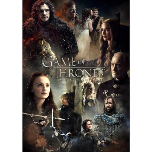 HASFBN Póster artístico de anime de Games of Thrones para pared, decoración del hogar, decoración familiar, poste, impresiones artísticas