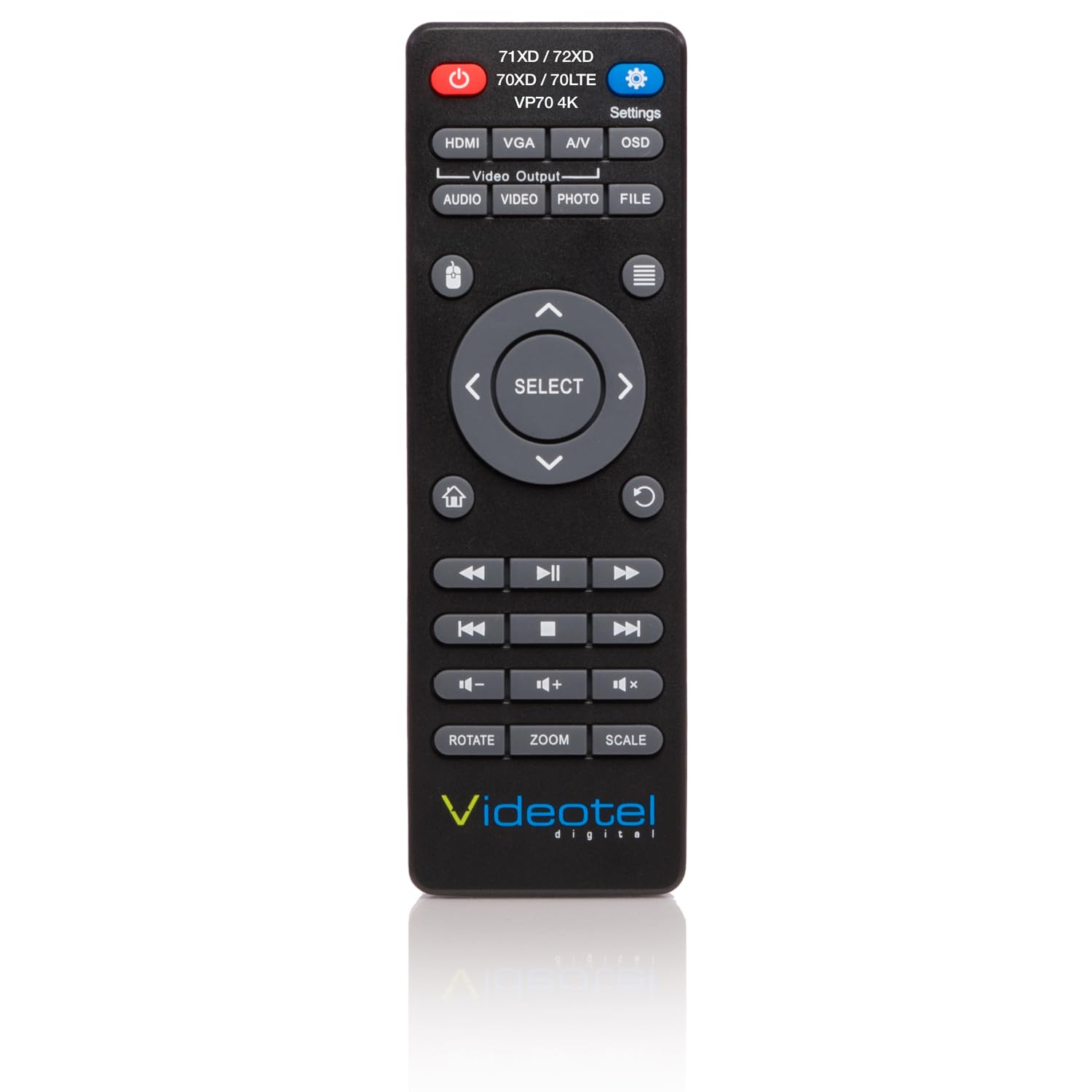 VP70 4K Videotel Digital Industrial Grade Auto Looping Digital Signage Media Player für robuste Nutzung. Automatisches Einschalten, automatische Wiedergabe und automatische nahtlose Loops Videodateien