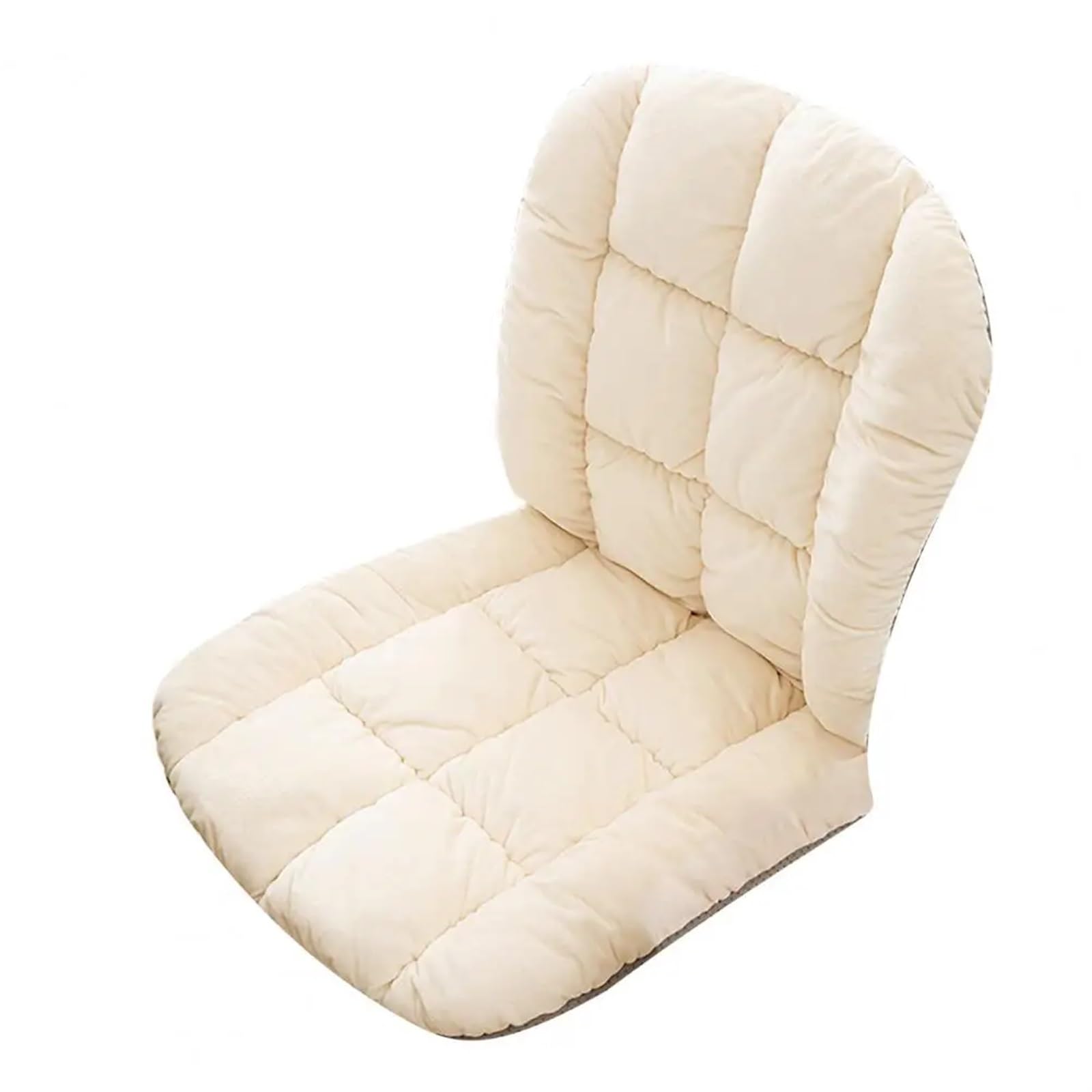 Cojín para Tumbona Cojín Grueso for Silla Mecedora de Invierno, cojín for Silla de jardín al Aire Libre, Almohadillas Suaves Antideslizantes for sillas de Patio, Lavables(Beige Square)