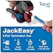 ICC CAT6A Keystone Jack with Slim Profile 180 Degree Punch Down, 10Gbps RJ45 UL Listed PoE++ TAA Compliant for Wall Plate or Patch Panel, Works with JackEasy Termination Tool, Red