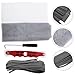 SOESFOUFU 1set Window Screen Repair Kit Complete Mesh Spline Tool Rollers and Hooks for Homeowners and Enthusiasts Grey Spline Remover Accessory for Maintenance