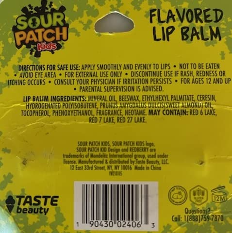 Miniatura 2 de Sour Patch - Bálsamo labial con sabor a bayas rojas, 0.12 onzas (0.12oz)