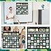 Bulyoou 119 Pcs Classroom Calendar Pocket Chart Black Monthly Bulletin Board Set Seasons Festival Weather Farmhouse Calendar Set for Classroom Decoration Back to School Supplies(Scandi Mountains)