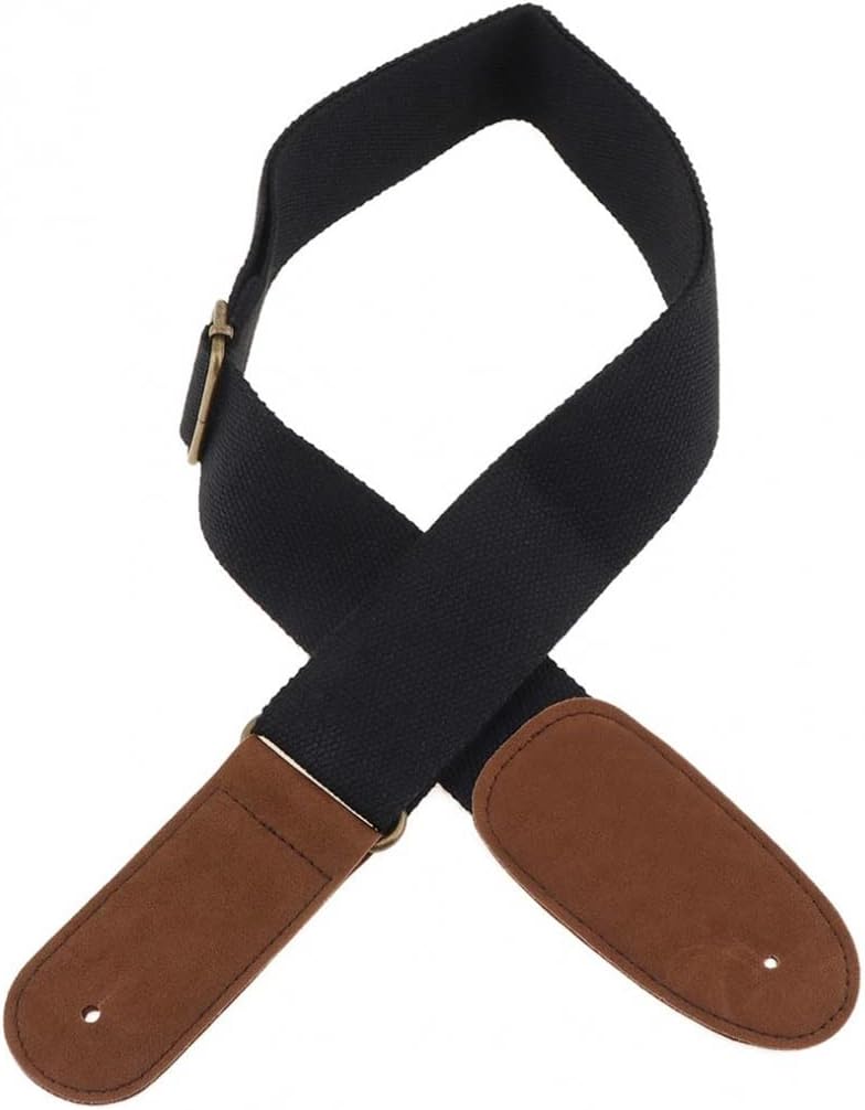 JSEIAJB Adjustable Cotton Guitar Strap for Acoustic Electric Bass Optional