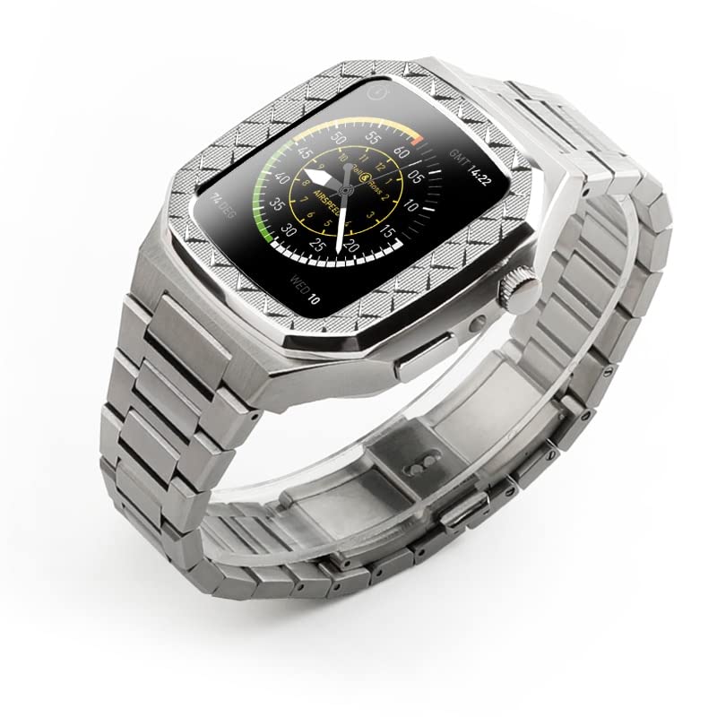 Bracelets iWatch acier inoxydable antichoc avec coque intégrée - 4