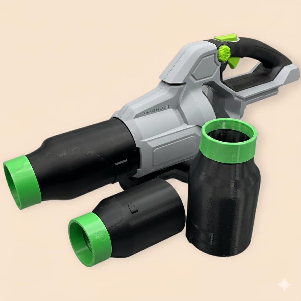 Zephyr's Market Heavy Duty Soft Tip Short Car Drying Nozzle for EGO Leaf Blowers New and Old Generation (530, 575, 580, 615, 650, & 765) (New Generation)